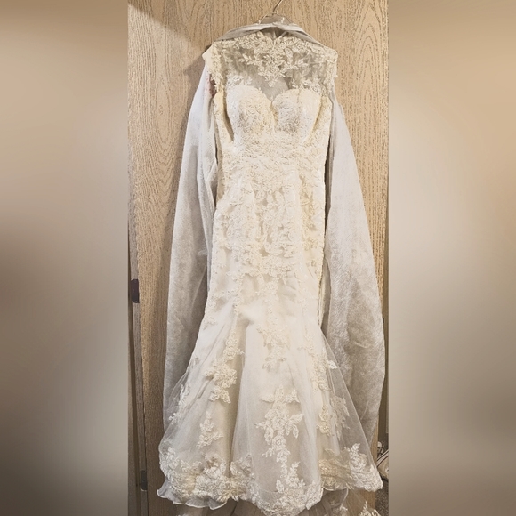 A wedding dress